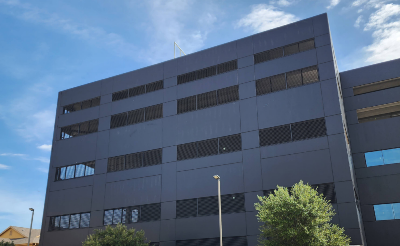 Construction Specialties Louvers at Porsche Sugar Land